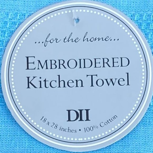 NWT🆕 DII Embroidered Kitchen Tea Towels - 2 - Picture 9 of 10